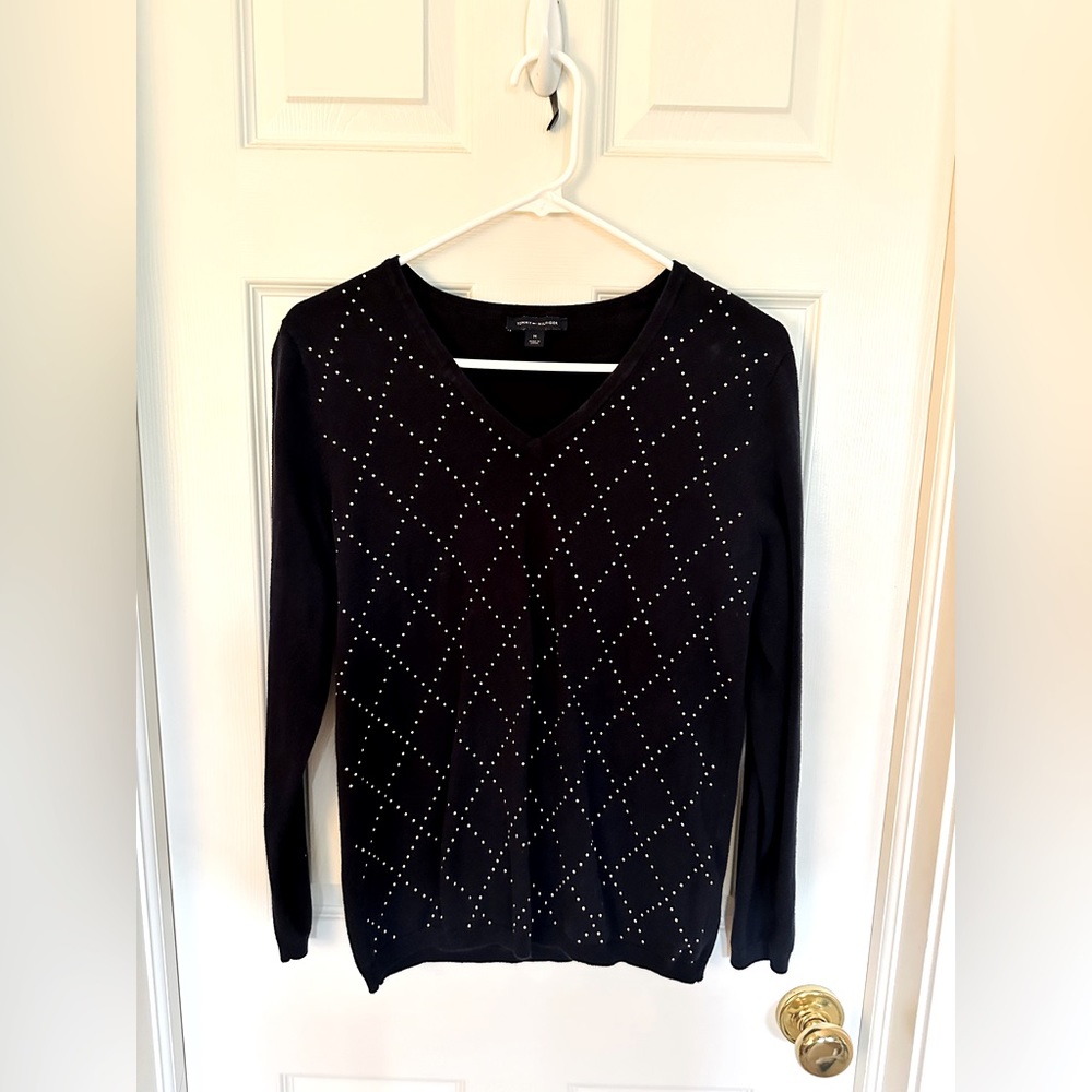 Tommy Hilfiger argyle studded pullover